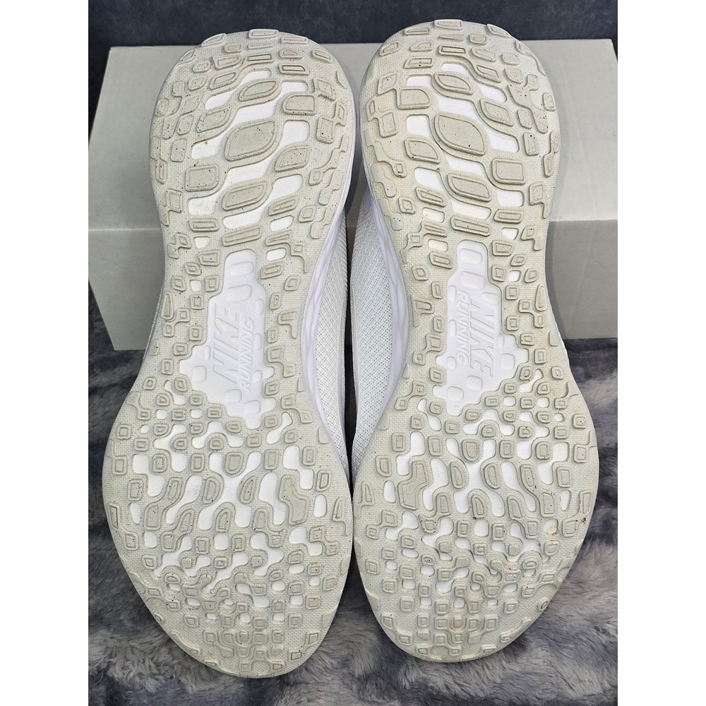 Nike Revolution 6 Next Nature White Running Shoes Mens Size‎ 9 DC3728-102 - Picture 6 of 7